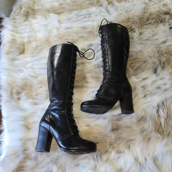 Frye Parker Tall Lace Up Boots - Picture 5 of 12